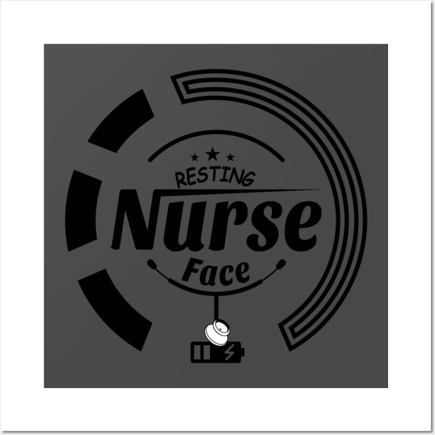 Nursing Face Wall Art by madlymelody